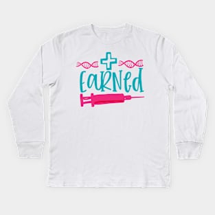 Nursing Earned Kids Long Sleeve T-Shirt